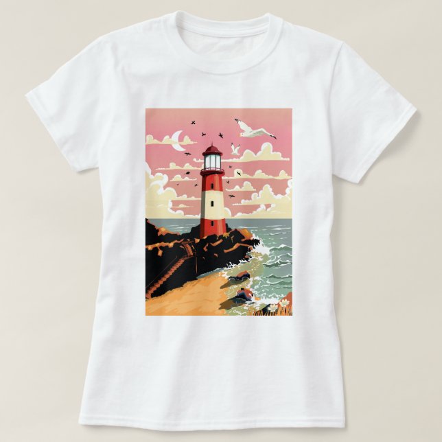 T-shirt Phare Vintage (Design devant)