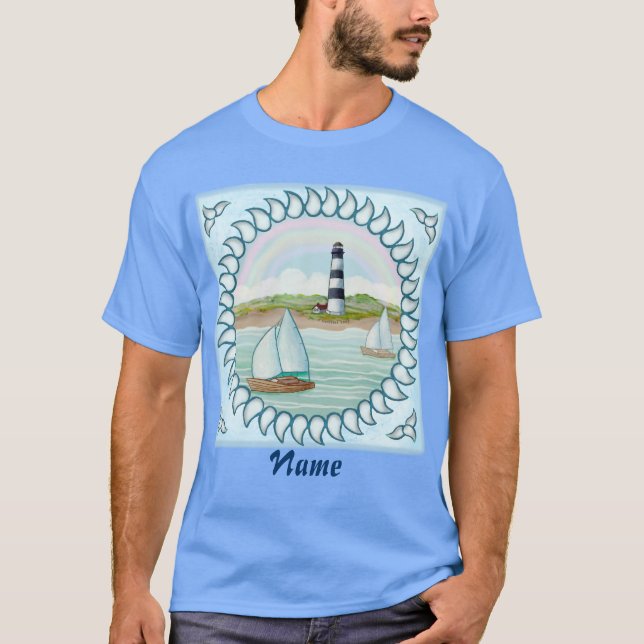 T-shirt phare voiliers (Devant)