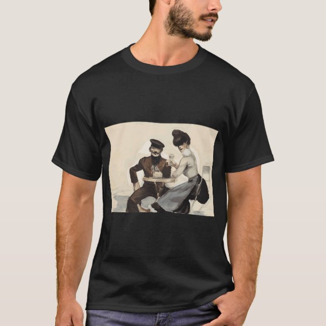 T-shirt Pharmacie 1927 Edward Hopper (Devant)