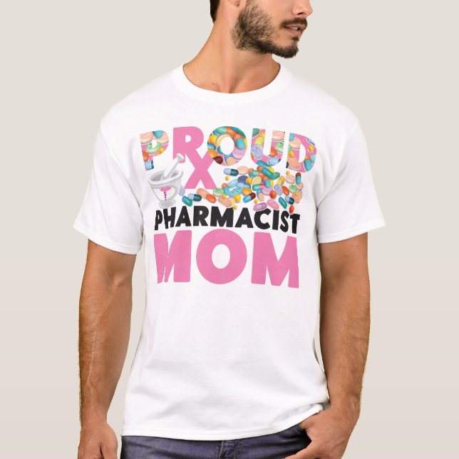 T-shirt Pharmacie Fière Pharmacie Maman Maman (Devant)