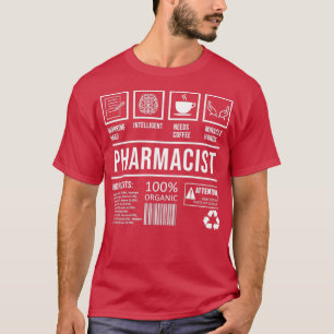 T-shirt Pharmacie Humour Pharmacienne Dit Graduation
