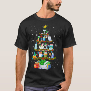 T-shirt Pharmacie Pharmatree Arbre de Noël Médicaments Pha