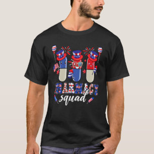 T-shirt Pharmacie Squad pilules Fireworks Pharmacist 4e de