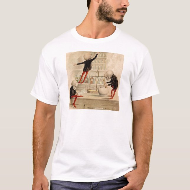 T-shirt Pharmacie squelettique (Devant)