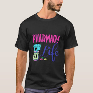T-shirt Pharmacie Vie Pilule de médicaments Pharmacien Pha