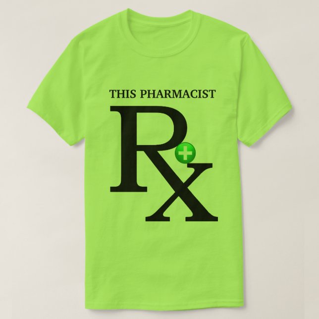 T-shirt Pharmacien (Design devant)
