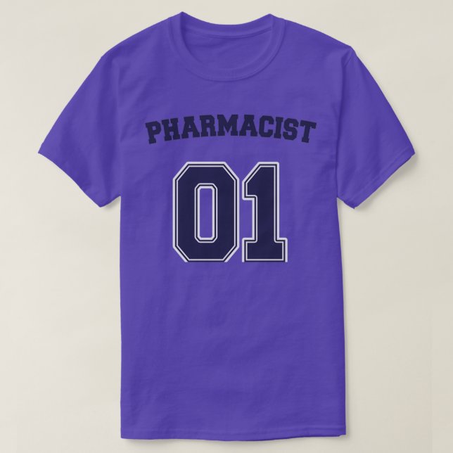 T-shirt pharmacien 86 (Design devant)