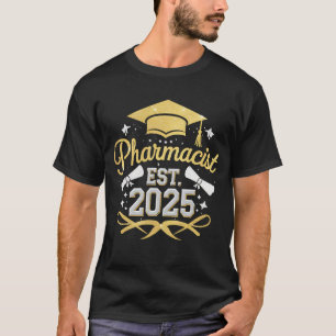 T-shirt Pharmacien Diplômé de Pharmacie 2025