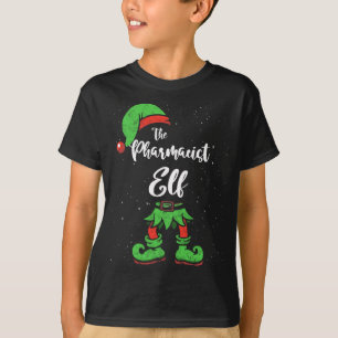 T-shirt Pharmacien Elf Correspondant Famille de Noël Pajam