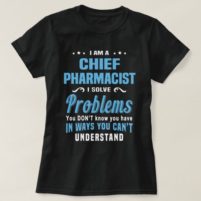 T-shirt Pharmacien en chef (Design devant)