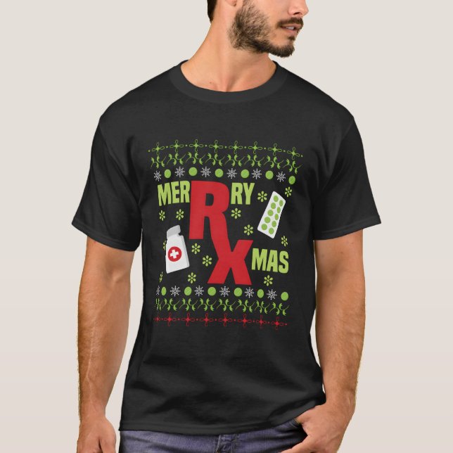 T-shirt Pharmacien moche Pharmacien (Devant)