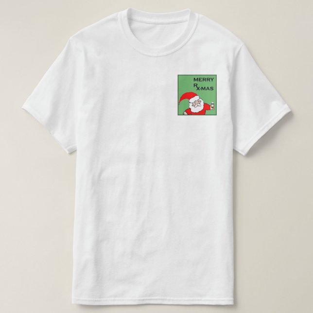 T-shirt Pharmacien Noël (Design devant)