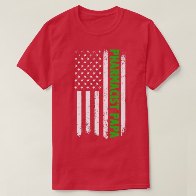 T-shirt Pharmacien papa (Design devant)