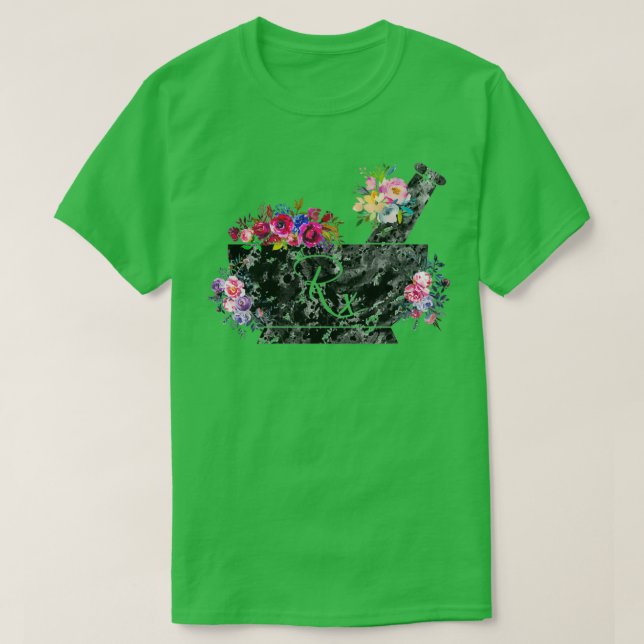 T-shirt Pharmacien Pestle et Mortier 2 (Design devant)