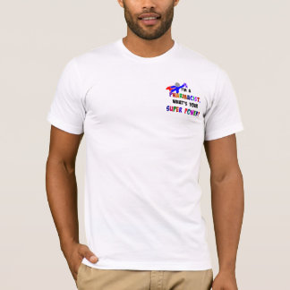 T-shirt Pharmacien Superhero Humour