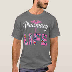 T-shirt Pharmaciens Cadeau Imprimer Pharmacie Technologie