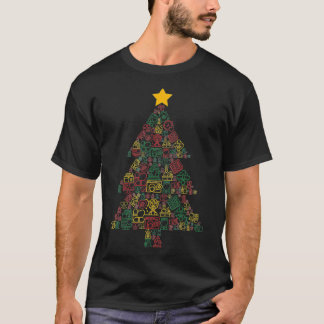 T-shirt Pharmaciste sapin de Noël Technicien en pharmacie