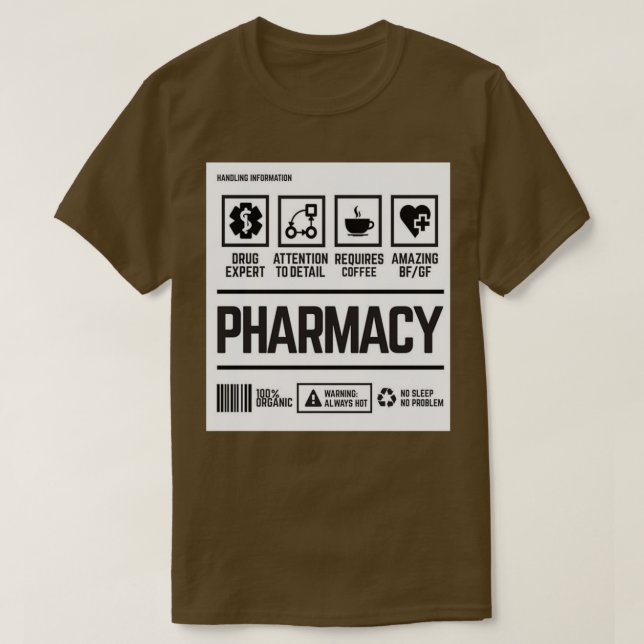 T-shirt pharmacy 45 (Design devant)