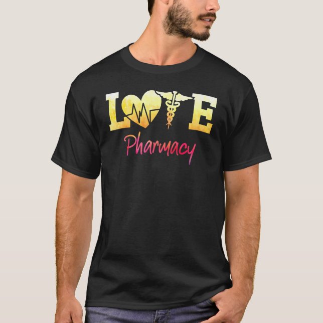 T-shirt Pharmacy Love Pharmacy Tech (Devant)