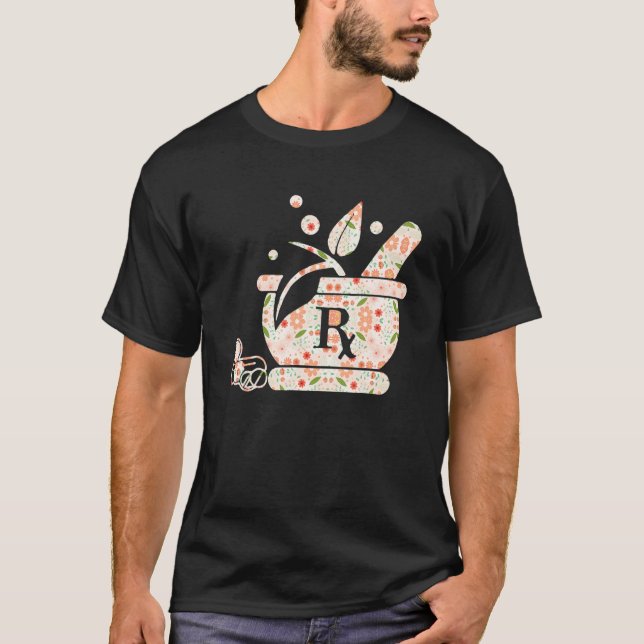T-shirt Pharmacy Pestore Et Mortar Pharmaciste Technicien (Devant)
