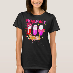 T-shirt Pharmacy Squad Pharmacien Valentine's Day Correspo
