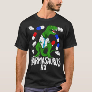 T-shirt Pharmasaurus Rx Pharmacie Tech Pharmacist Cadeau