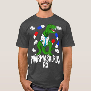 T-shirt Pharmasaurus Rx Pharmacie Tech Pharmacist Cadeau