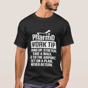 T-shirt PharmD Docteur en Pharmacie Stretch Doctorat Gradu