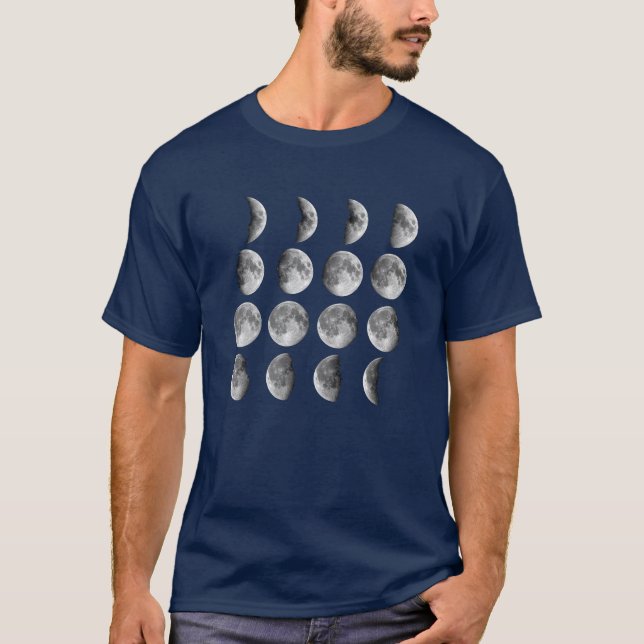 T-shirt Phases de la Lune (Devant)