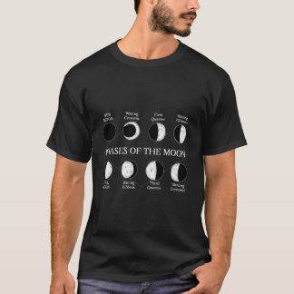 T-shirt Phases de la lune Astrologie Phases de la lune Cyc