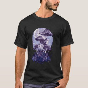 T-shirt Phases de lune de champignons Fairycore Vintage Co