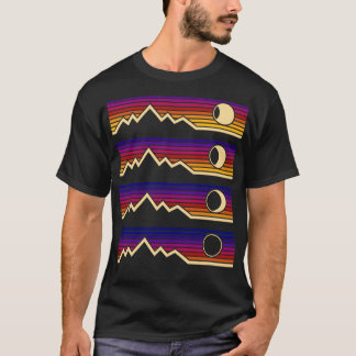 T-shirt Phases d'éclipse solaire