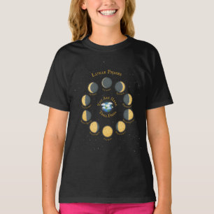 T-shirt Phases lunaires lunaires lunaires capricieuses Tab