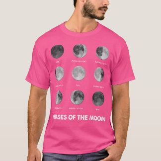 T-shirt Phases Lune - Cycle Lune - Cycle Lune - Cycle Luna