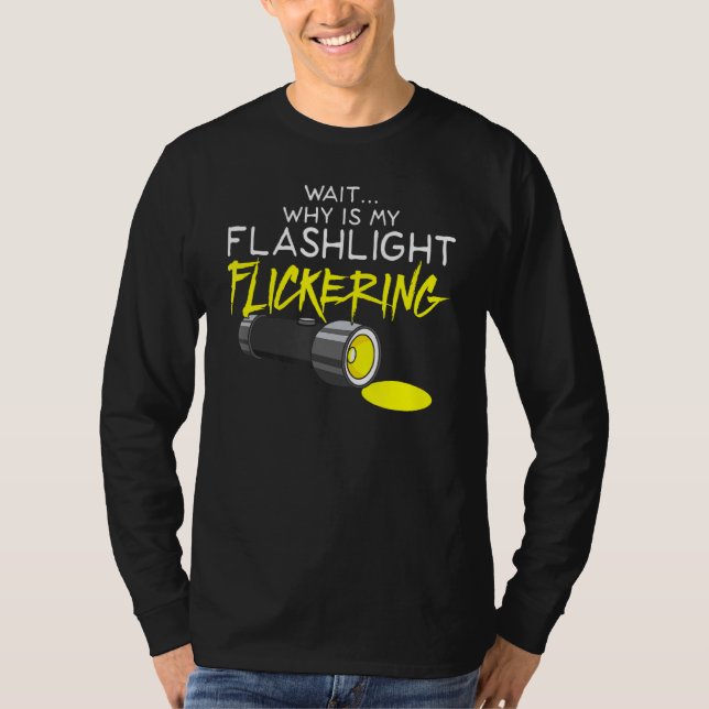 T-shirt Phasmophobie Flickering Flickering Flashlight Ghos (Devant)