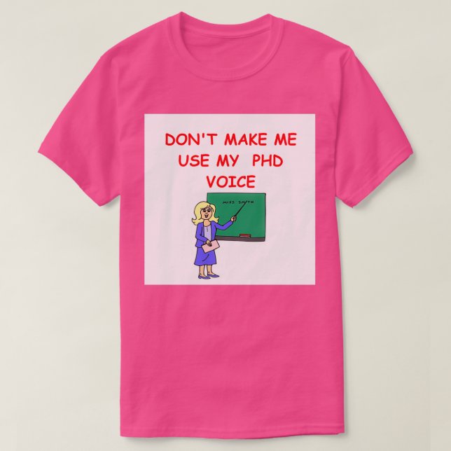 T-SHIRT PHD 2 (Design devant)