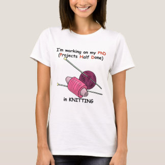 T-shirt PhD dans le tricot