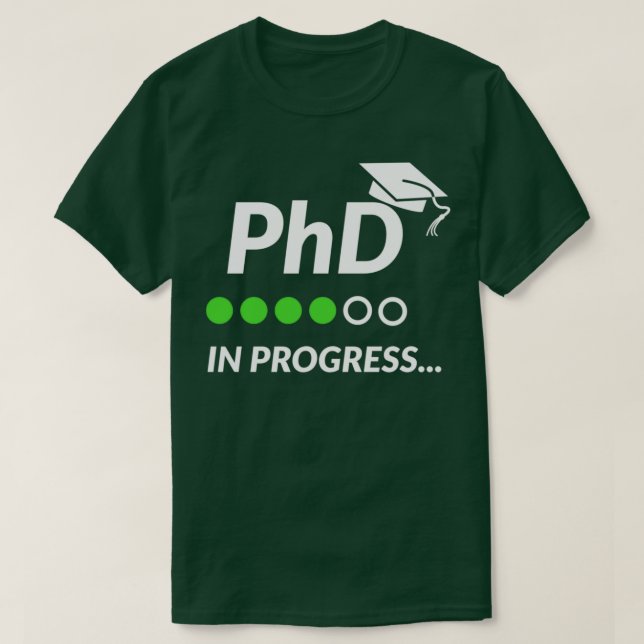 T-shirt PHD en cours 50 (Design devant)