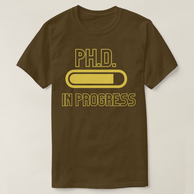 T-shirt PhD En Cours PhinisheD 4 (Design devant)