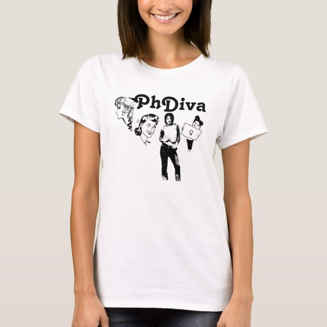 T-shirt PhDiva (Devant)