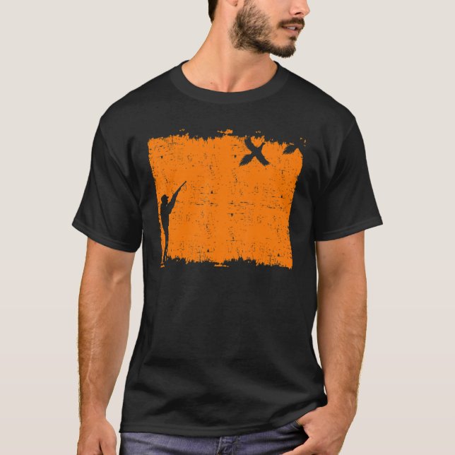 T-shirt Pheasant Bird Hunting Hunter Fourth Of July Usa Fl (Devant)
