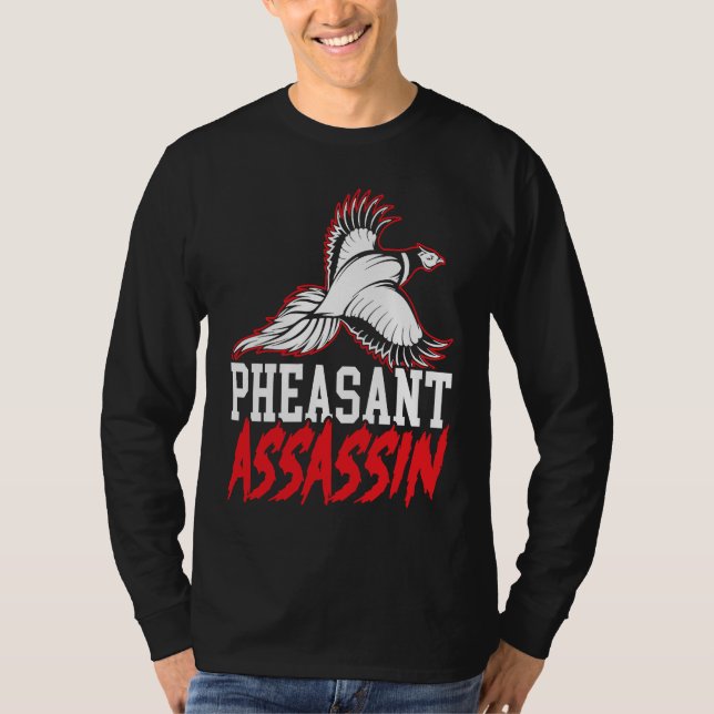 T-shirt Pheasant Hunter Pheasant Hunting Bird Hunt  3 (Devant)