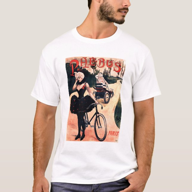 T-shirt PHEBUS BICYCLES France Paris PAL Jean Paleologu Ad (Devant)