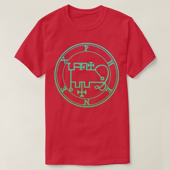 T-shirt Phenex Sigil Transforme Votre Gradient Vert Vie (Design devant)