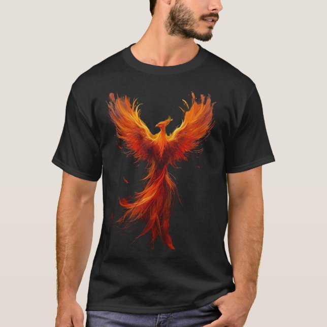 T-shirt Phénix ardent, sors des cendres (Devant)