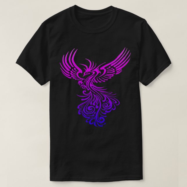 T-shirt Phénix Pink Lilac couleur fond (Design devant)