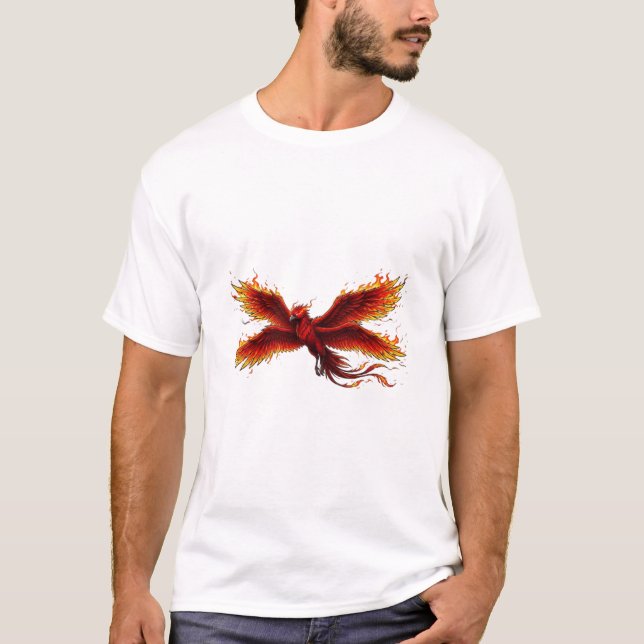 T-shirt Phénix Rouge (Devant)