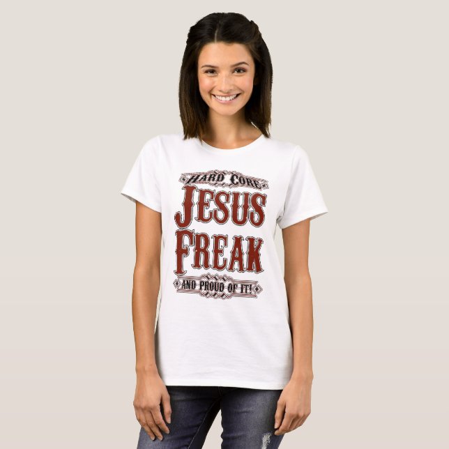 T-shirt Phénomène de Jésus et fier inconditionnels de lui (Devant entier)