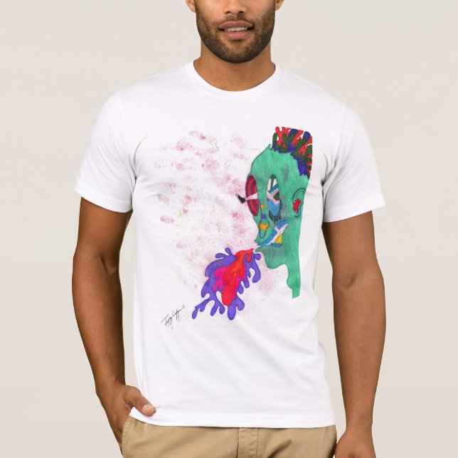 T-shirt Phénomène de vomissement (Devant)