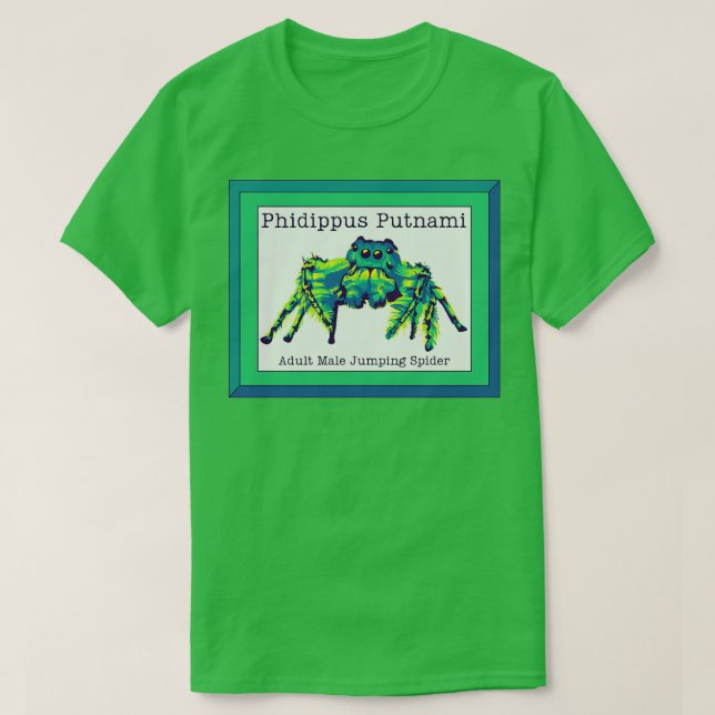 T-shirt Phidippus Putnami Jumping Spider (Design devant)